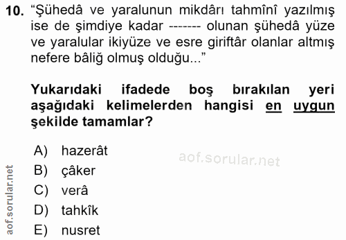 Soru 10