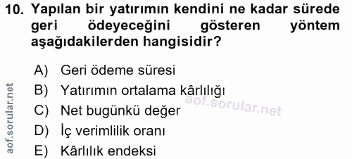 Soru 10