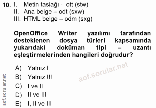 Soru 10