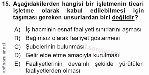Soru 15