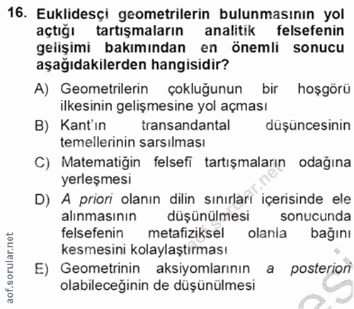 Soru 16