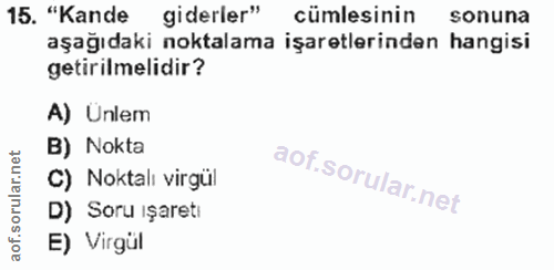 Soru 15