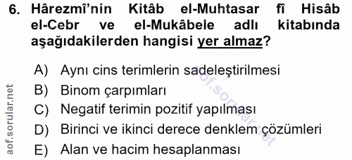 Soru 6