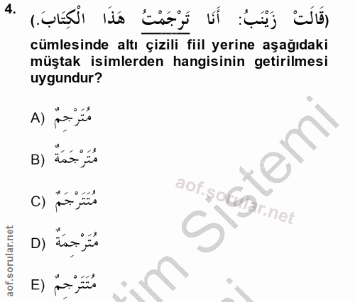 Soru 4