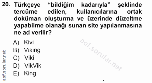 Soru 20