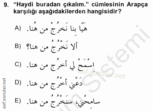Soru 9