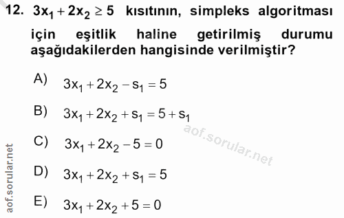 Soru 12