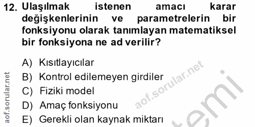 Soru 12