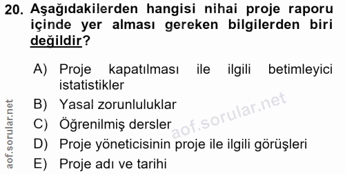 Soru 20