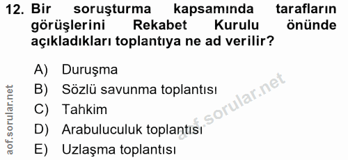 Soru 12