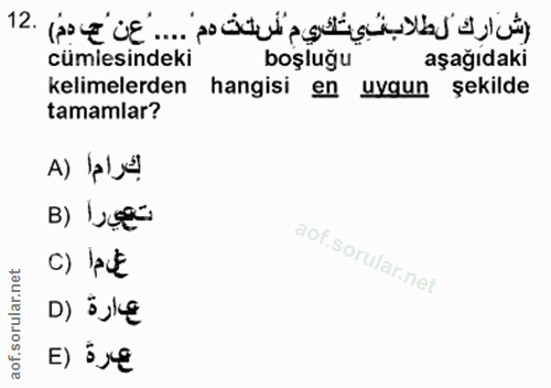 Soru 12