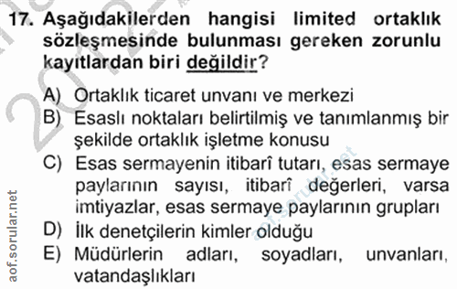Soru 17