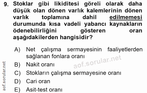 Soru 9
