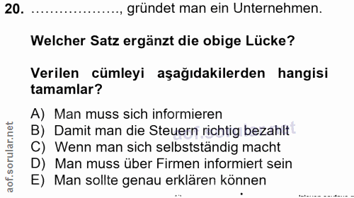Soru 20