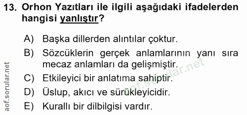 Soru 13