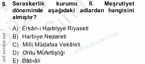 Soru 5