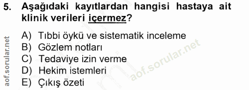 Soru 5