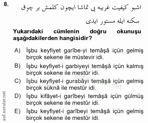 Soru 8