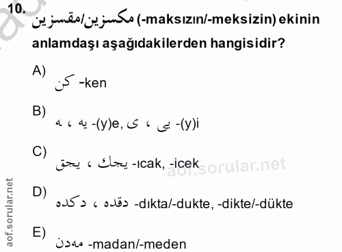Soru 10