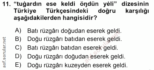 Soru 11