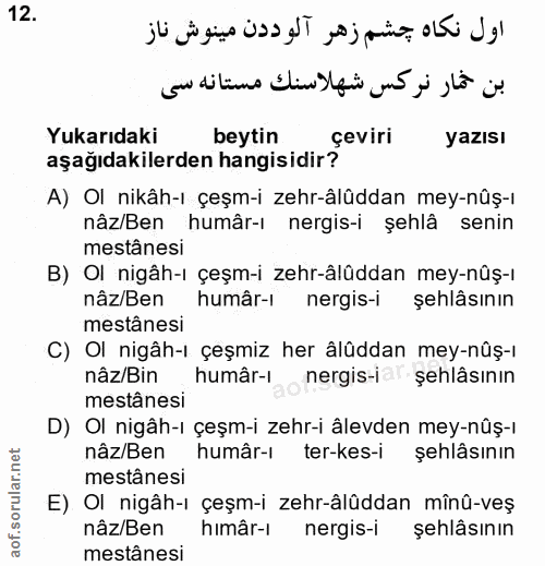 Soru 12