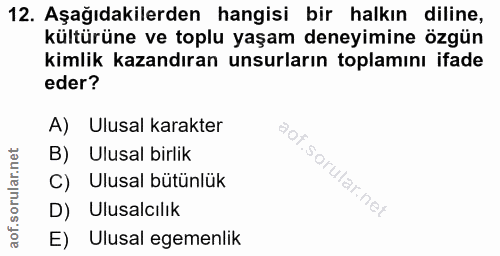Soru 12