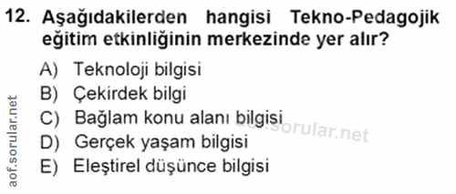 Soru 12