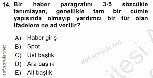 Soru 14