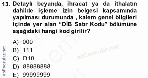 Soru 13