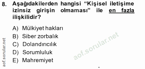 Soru 8