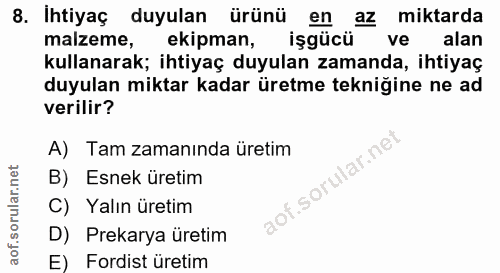 Soru 8