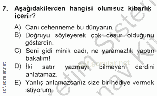 Soru 7