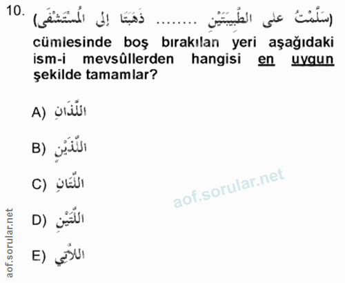 Soru 10