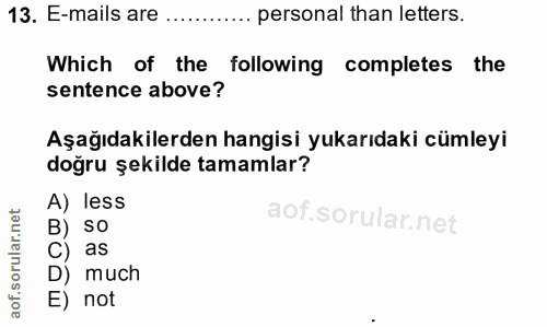 Soru 13