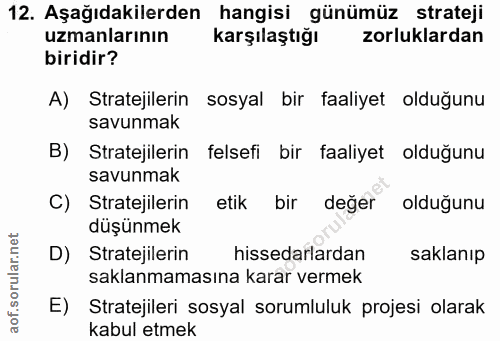 Soru 12