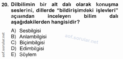 Soru 20