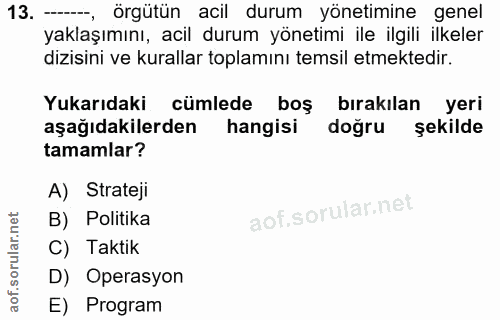 Soru 13