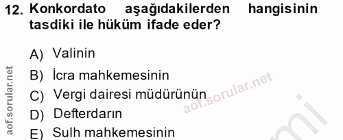 Soru 12