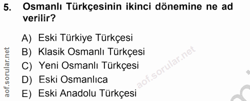 Soru 5