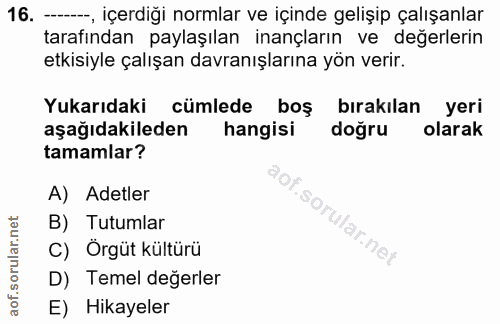 Soru 16