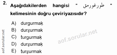 Soru 2