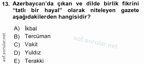 Soru 13