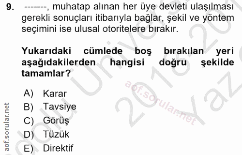 Soru 9