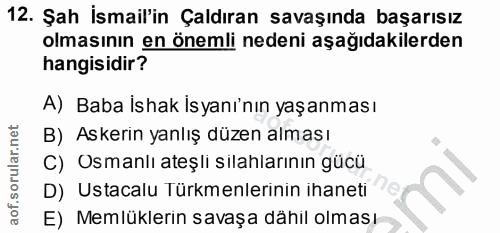 Soru 12