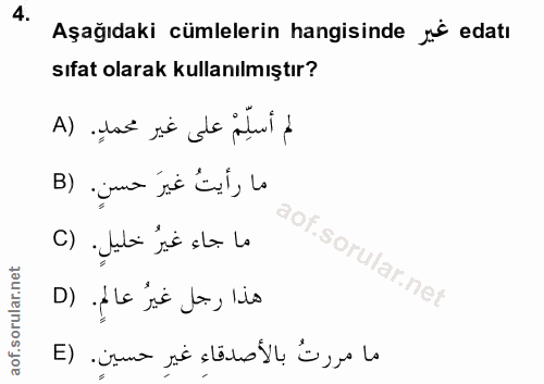 Soru 4