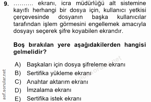 Soru 9