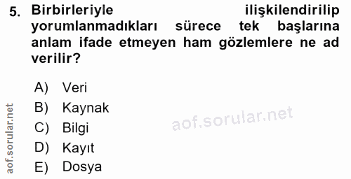 Soru 5