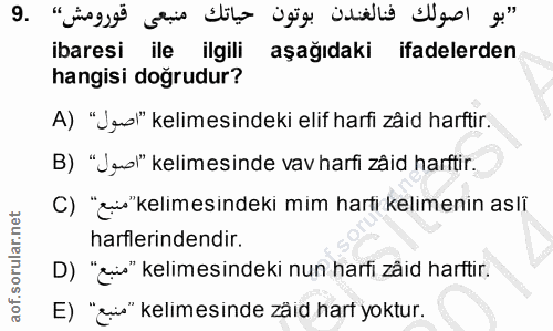 Soru 9