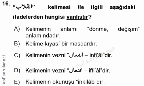 Soru 16