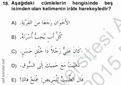 Soru 18